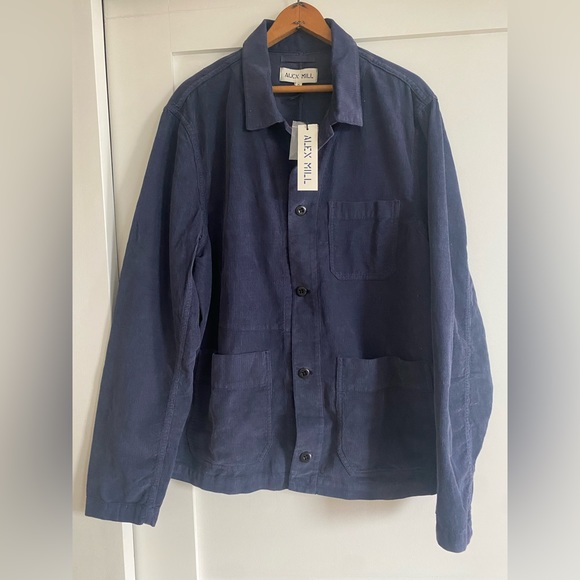 Alex Mill Work Jacket in Navy - Picture 1 of 4